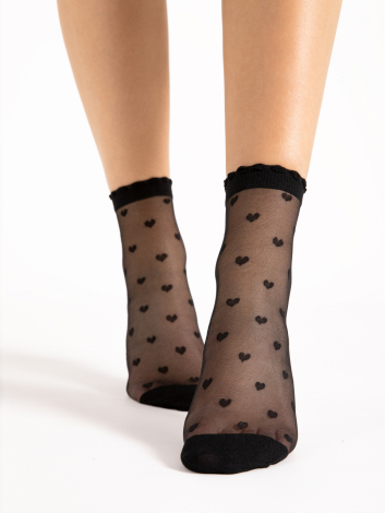 IRIS - црни кратки чорапчиња
